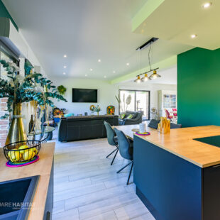 Pavillon moderne individuel semi plain pied