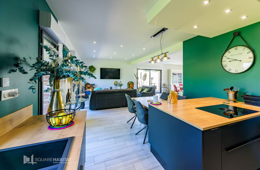 Pavillon moderne individuel semi plain pied