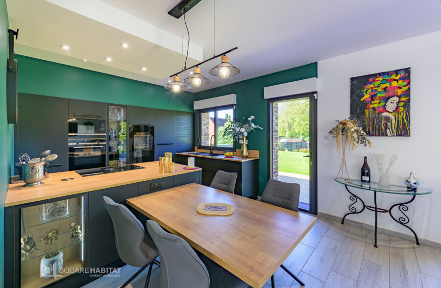 Pavillon moderne individuel semi plain pied