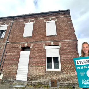 Maison semi individuelle à rénover en plein centre de Caudry.