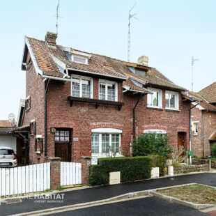 Croix, maison semi-individuelle, 4 chambres, jardin et garage  Sous compromis 