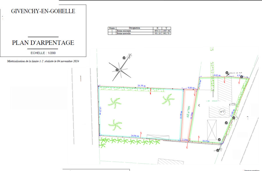 Terrain Givenchy En Gohelle 710 m2