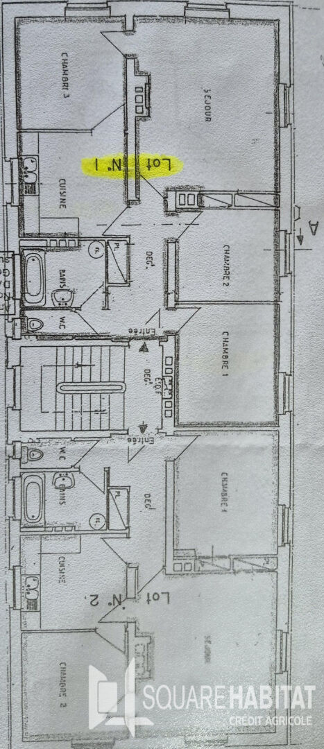 Appartement St Pol 3 chambres en rez-de-chaussée