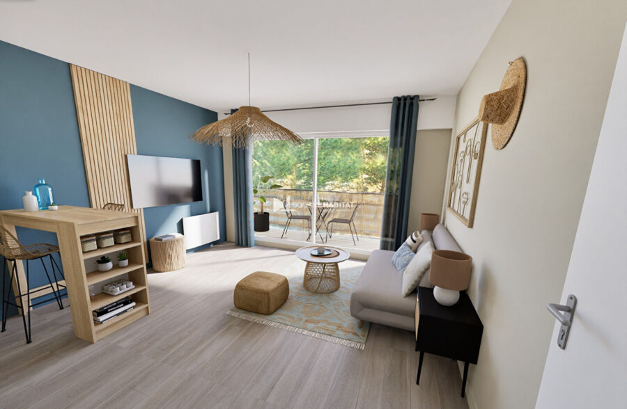 Studio avec balcon  dans le triangle d ‘or !
