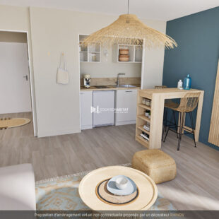 Studio avec balcon  dans le triangle d ‘or !