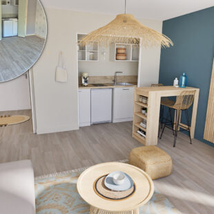Studio avec balcon  dans le triangle d ‘or !