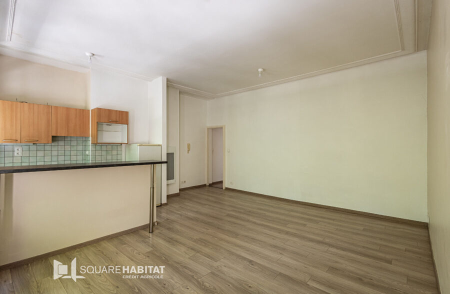 BOULEVARD DE LA LIBERTE : JOLI T2 TRAVERSANT DE 50,51 M²