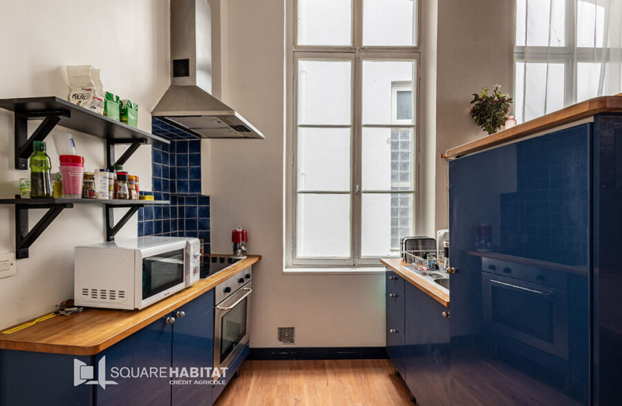 LILLE HYPERCENTRE : SUPERBE T2 LUMINEUX EN DUPLEX AVEC CACHET 40,66M² (47,17M² AU SOL)