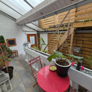 Croix, maison 2 chambres + bureau, terrasse et garage