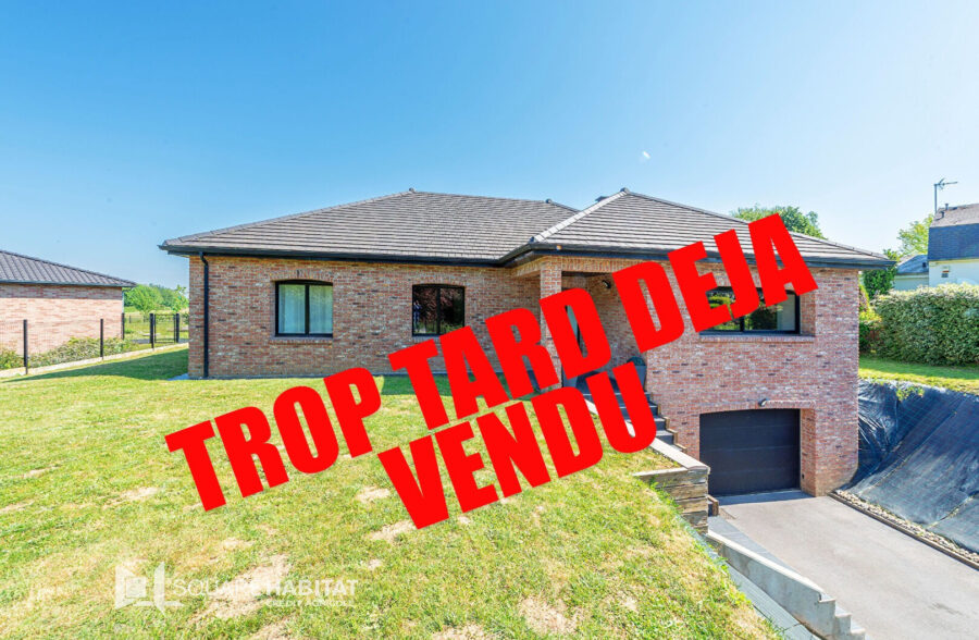 PAVILLON PLAIN PIED DE 136 M² AVEC SOUS SOL COMPLET  Sous compromis 