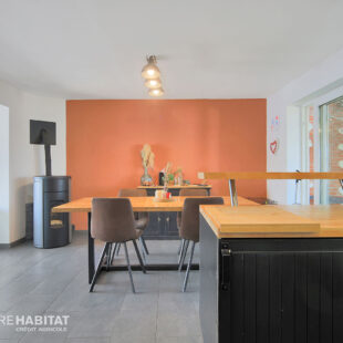 Maison individuelle sur Steenbecque avec cave, garage, dépendance.