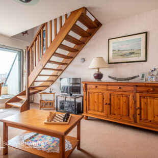 Duplex lumineux à Merlimont-Plage – 2 chambres, terrasse plein sud, parking.
