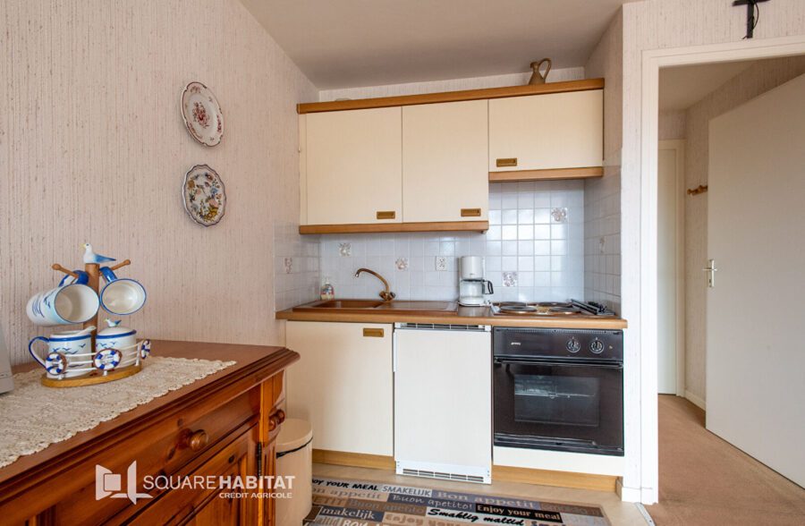 Duplex lumineux à Merlimont-Plage – 2 chambres, terrasse plein sud, parking.