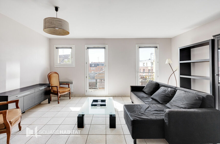 LILLE VAUBAN – NATIONALE: T3 + balcon +cave et parking