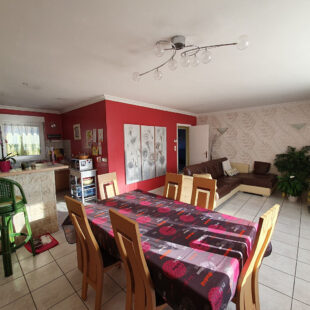 Appartement  T3 de 73 m2 + local commercial de 44 m² avec garage