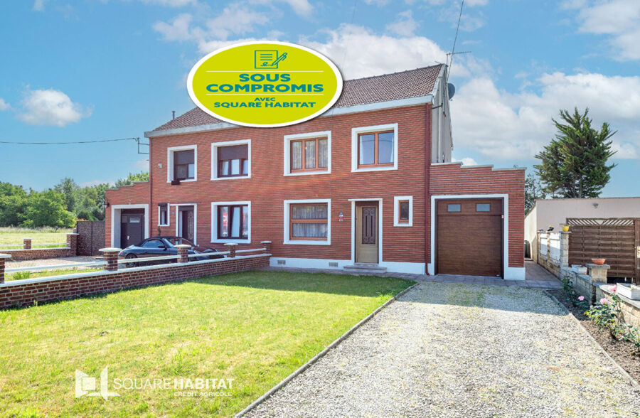 MAISON SEMI INDIVIDUELLE AVEC GARAGE &nbsp;Sous compromis&nbsp;