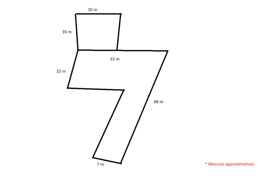 Terrain constructible Estrées 1 082m²