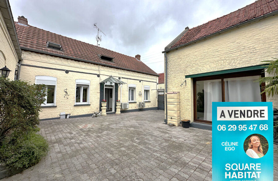 Maison 153m² – 3 chambres, dépendance et hangar.