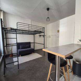 LILLE REPUBLIQUE : JOLI STUDIO LUMINEUX DANS RESIDENCE SECURISEE