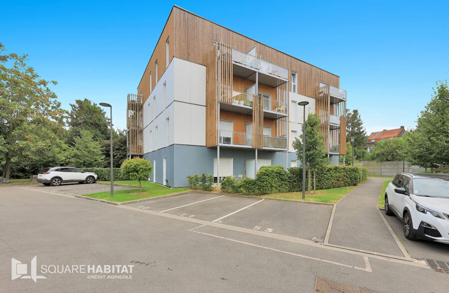 WATTRELOS – APPARTEMENT T2 – BALCON ET PLACE DE PARKING