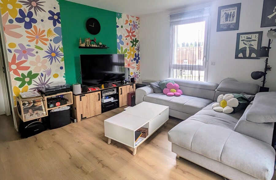 WATTRELOS – APPARTEMENT T2 – BALCON ET PLACE DE PARKING