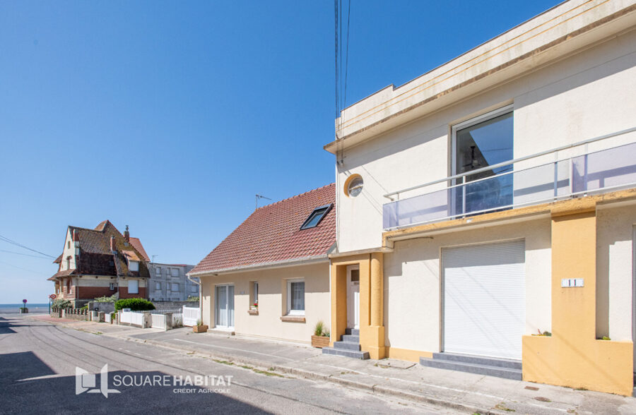 Exclusivité – Charmant appartement avec vue mer et garage à Merlimont-Plage