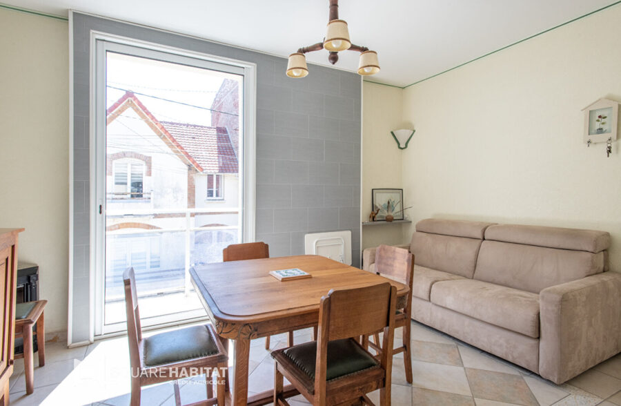 Exclusivité – Charmant appartement avec vue mer et garage à Merlimont-Plage