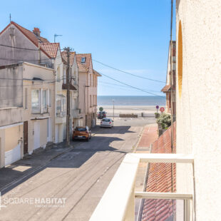 Exclusivité – Charmant appartement avec vue mer et garage à Merlimont-Plage