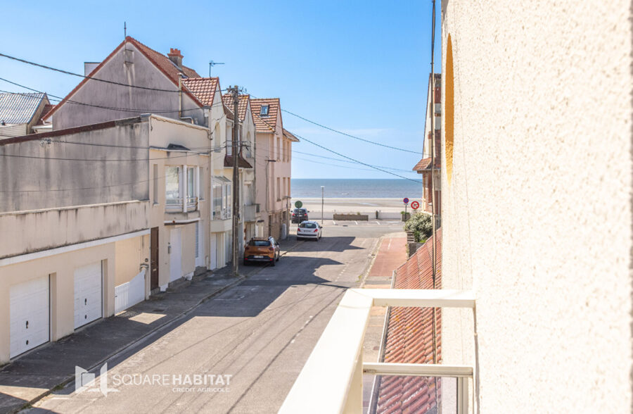 Exclusivité – Charmant appartement avec vue mer et garage à Merlimont-Plage
