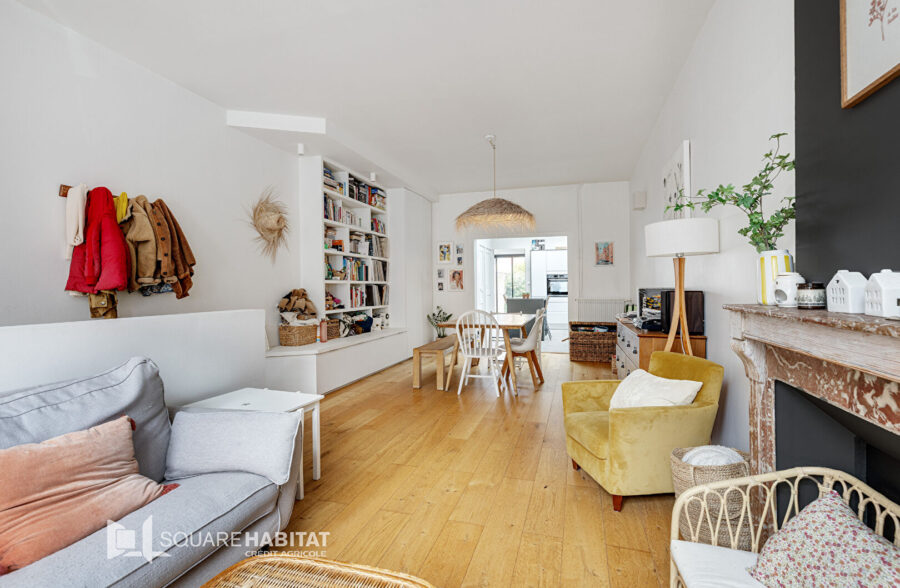 Croix, Maison 125 m², 3 chambres, bureau, 2 SDB et jardin