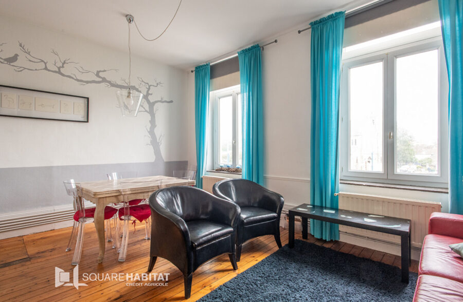 WIMEREUX CENTRE – APPARTEMENT – 2 CHAMBRES – BUREAU – CAVE