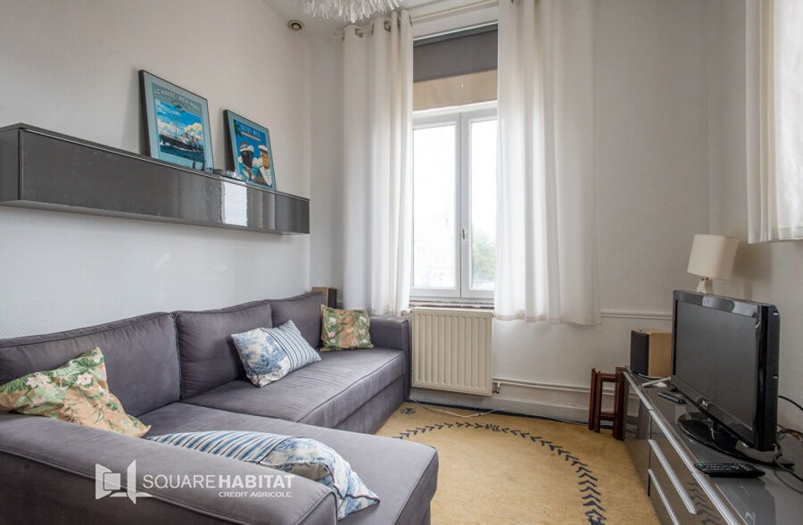 WIMEREUX CENTRE – APPARTEMENT – 2 CHAMBRES – BUREAU – CAVE