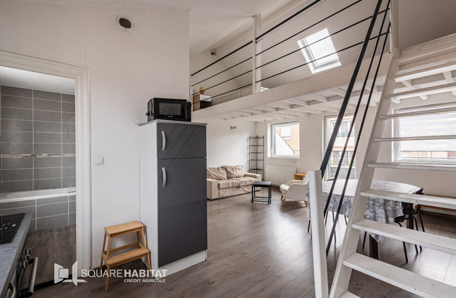 LILLE WAZEMMES : APPARTEMENT TYPE 2 BIS AVEC TERRASSE PRIVATIVE