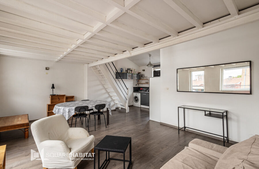 LILLE WAZEMMES : APPARTEMENT TYPE 2 BIS AVEC TERRASSE PRIVATIVE