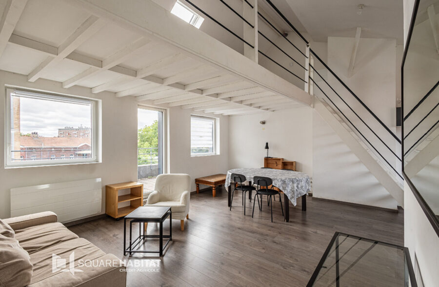 LILLE WAZEMMES : APPARTEMENT TYPE 2 BIS AVEC TERRASSE PRIVATIVE