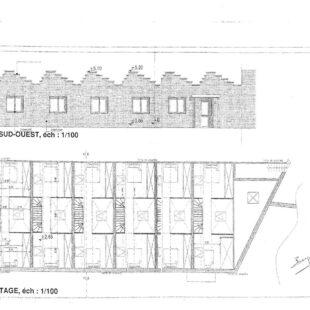 IMMEUBLE EN HYPER CENTRE 6 LOTS CADASTRES, LOUES