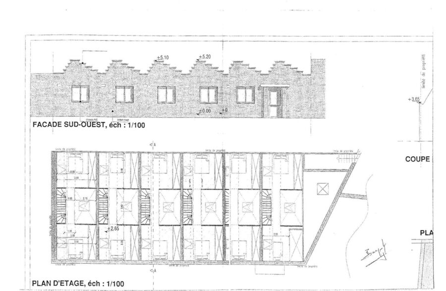 IMMEUBLE EN HYPER CENTRE 6 LOTS CADASTRES, LOUES