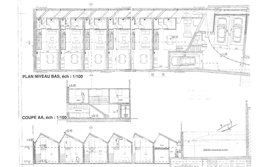 IMMEUBLE EN HYPER CENTRE 6 LOTS CADASTRES, LOUES