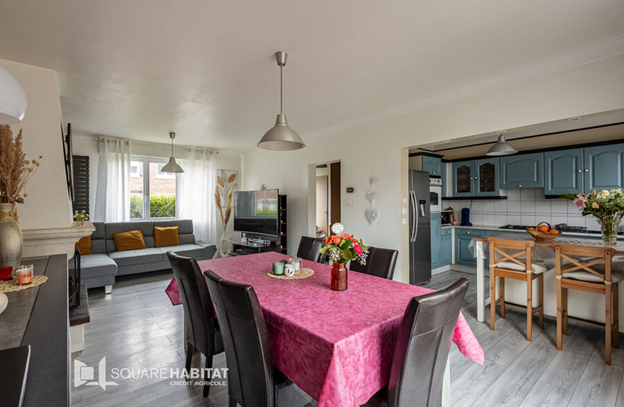 EXCLUSIVITE SQUARE HABITAT : MAISON BATIR DE 85m² – 3 CHAMBRES – GARAGE – JARDIN