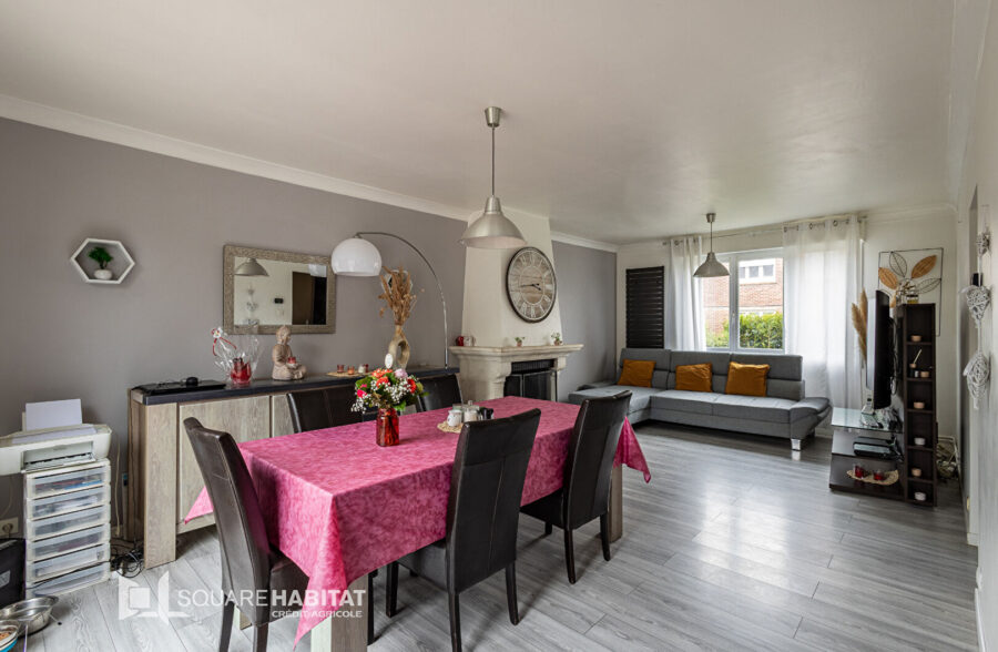 EXCLUSIVITE SQUARE HABITAT : MAISON BATIR DE 85m² – 3 CHAMBRES – GARAGE – JARDIN