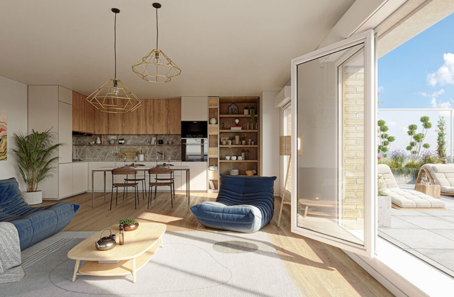 Appartement St Martin Boulogne 4 pièce(s) 93.70 m2