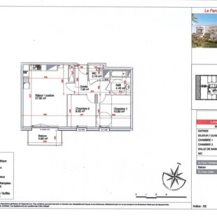 Appartement Saint Martin Boulogne 3 pièce(s) 61.20 m2