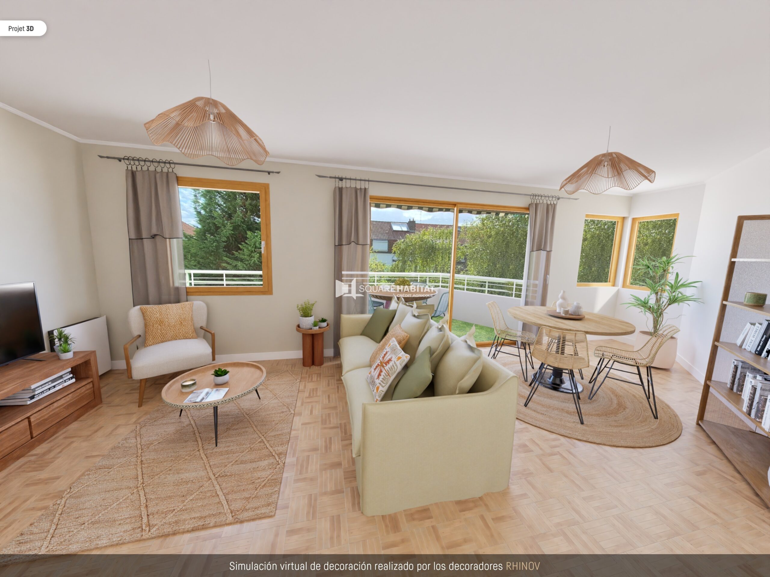 Croix Barbieux, appartement  2 chambres, terrasse, parking, garage