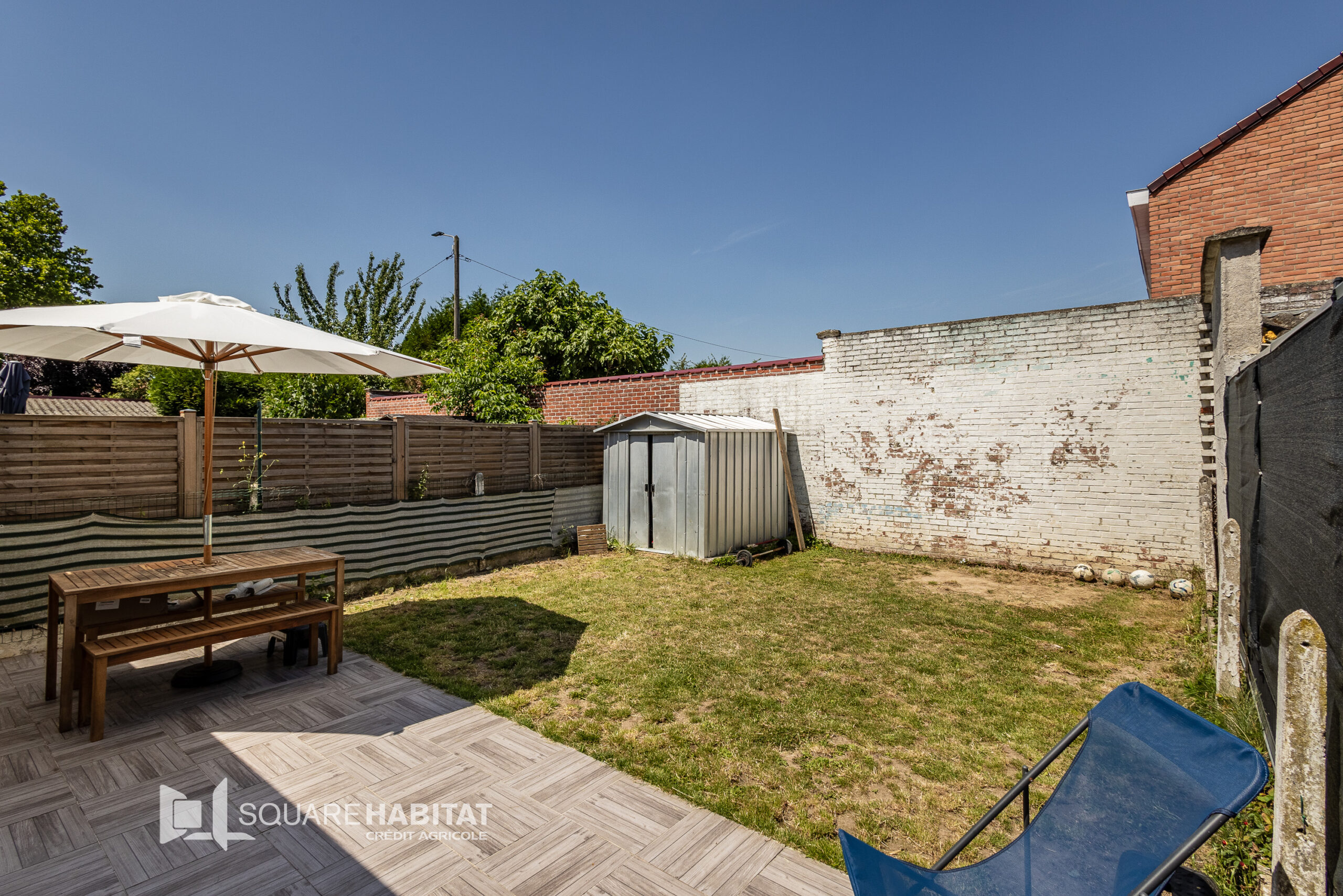 EXCLUSIVITE SQUARE HABITAT : MAISON BATIR – 3 CHAMBRES – VERANDA – JARDIN – SECTEUR  DES MARECHAUX – FACHES-THUMESNIL