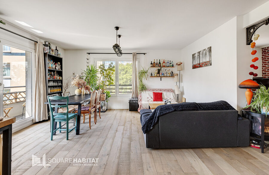 EXCLUSIVITE – LILLE GAMBETTA:  Magnifique T3 en étage élevé  avec balcon et garage fermé