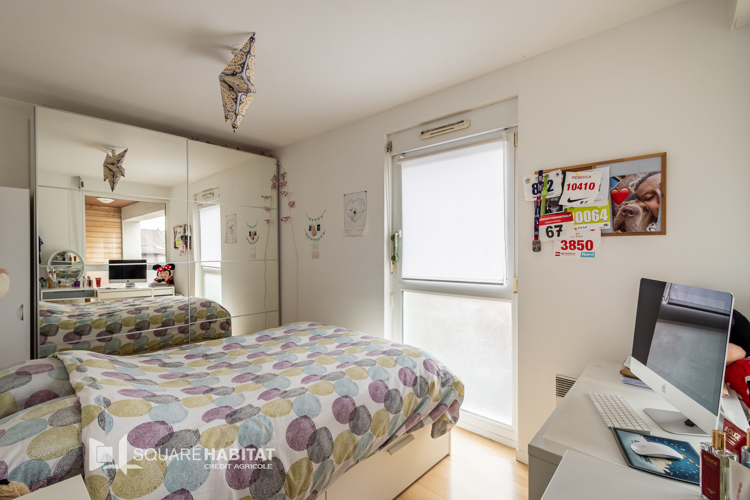 SQUARE HABITAT : GRAND TYPE 2 DE 61m², BALCON, PARKING PMR, TRAVERSANT