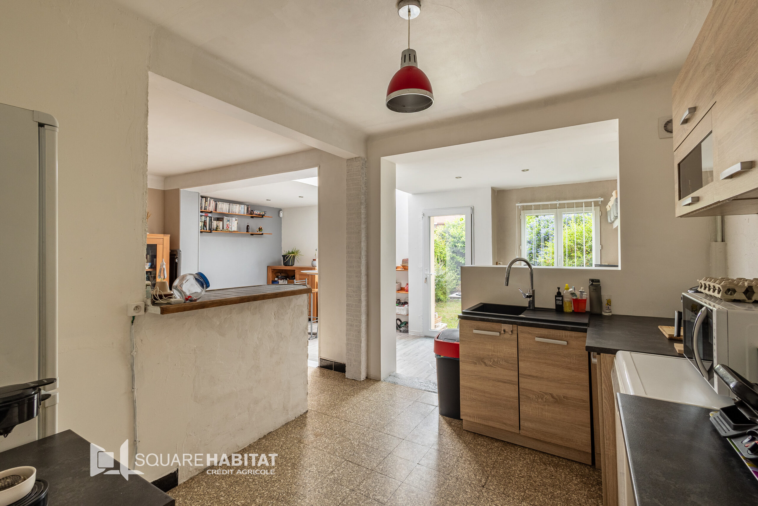 SQUARE HABITAT : MAISON BATIR – 2 CHAMBRES POSSIBILITE D’UNE TROISIEME – EXTENSION – JARDIN – SECTEUR JACQUES BREL