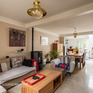 SQUARE HABITAT : MAISON BATIR – 2 CHAMBRES POSSIBILITE D’UNE TROISIEME – EXTENSION – JARDIN – SECTEUR JACQUES BREL