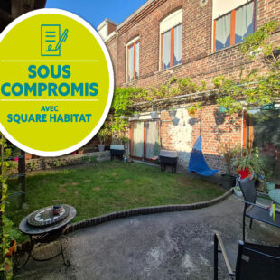 Croix, Maison de 132 m², 4 chambres + bureau, jardin  Sous compromis 