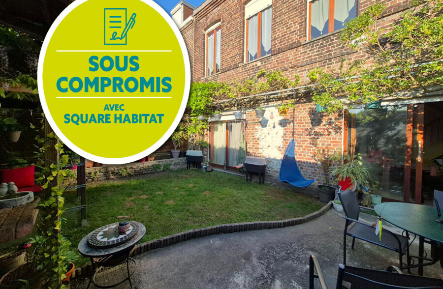 Croix, Maison de 132 m², 4 chambres + bureau, jardin  Sous compromis 